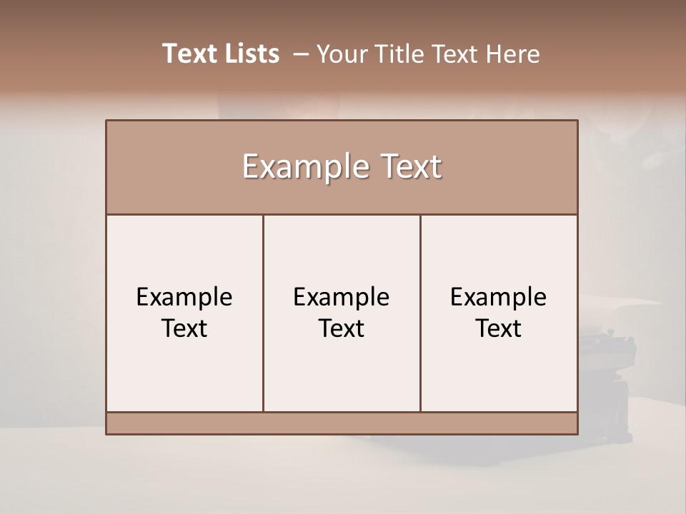 Business Fashion Beard PowerPoint Template
