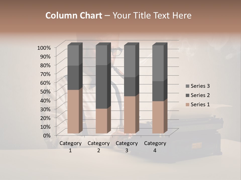 Business Fashion Beard PowerPoint Template