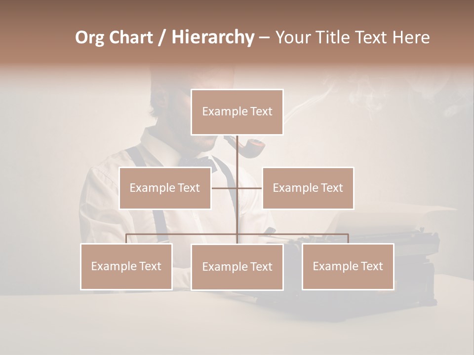 Business Fashion Beard PowerPoint Template