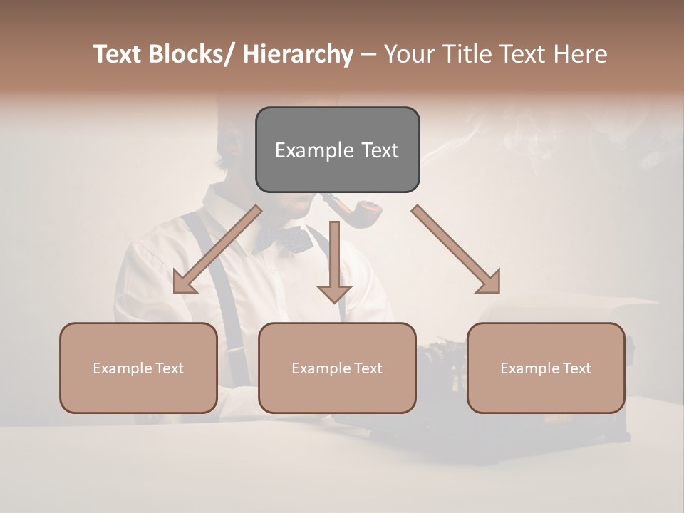 Business Fashion Beard PowerPoint Template