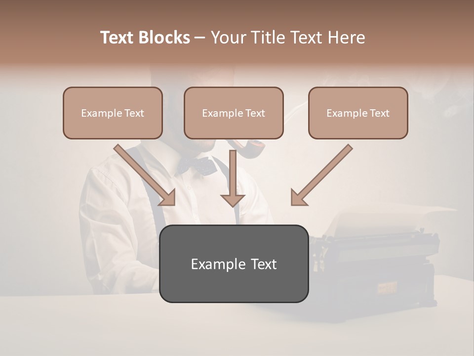 Business Fashion Beard PowerPoint Template