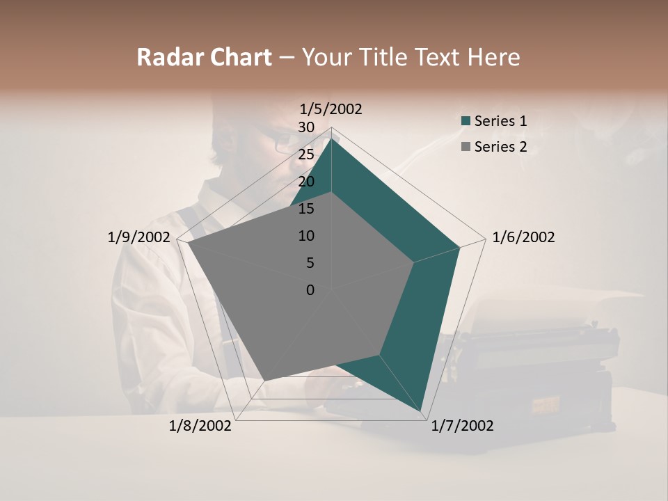 Business Fashion Beard PowerPoint Template