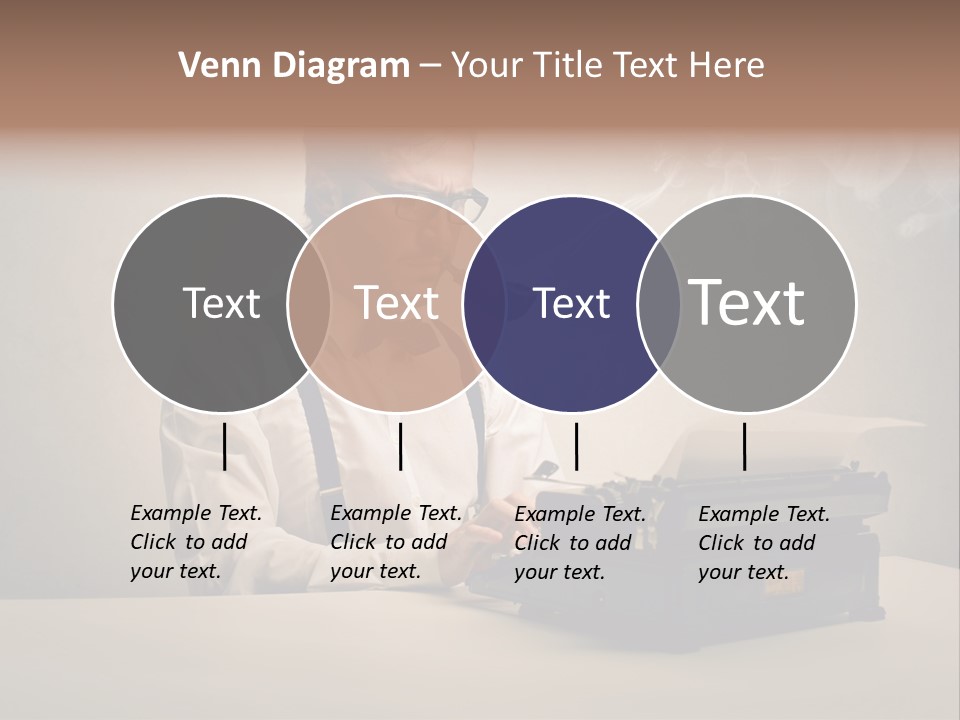 Business Fashion Beard PowerPoint Template