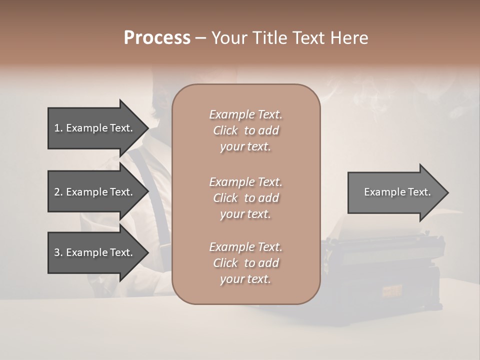 Business Fashion Beard PowerPoint Template