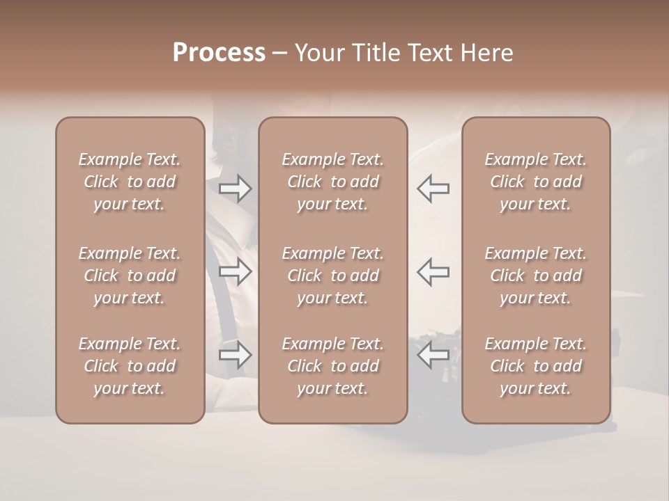 Business Fashion Beard PowerPoint Template