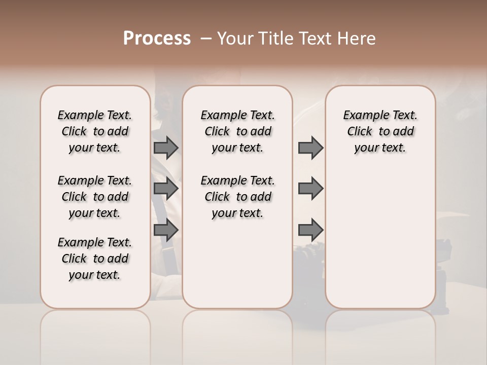 Business Fashion Beard PowerPoint Template