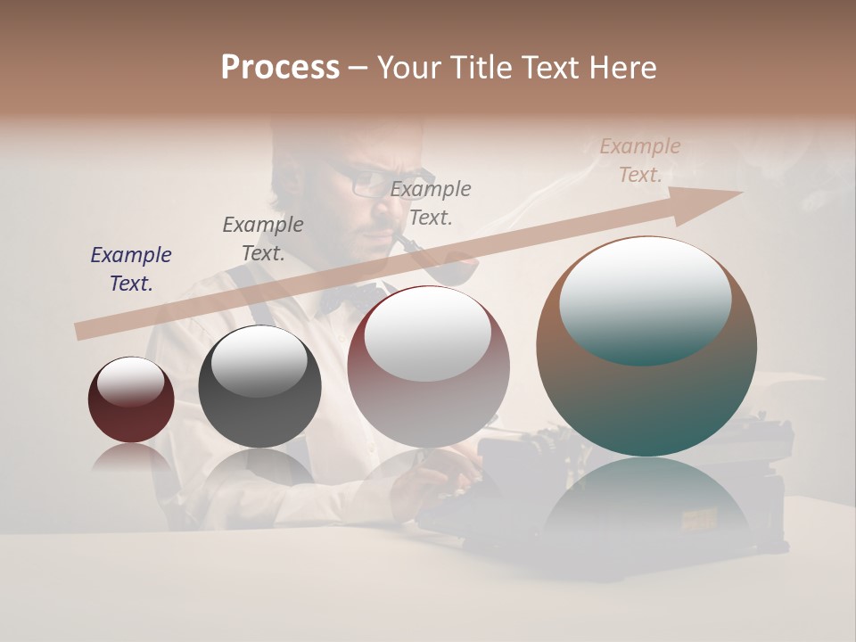 Business Fashion Beard PowerPoint Template