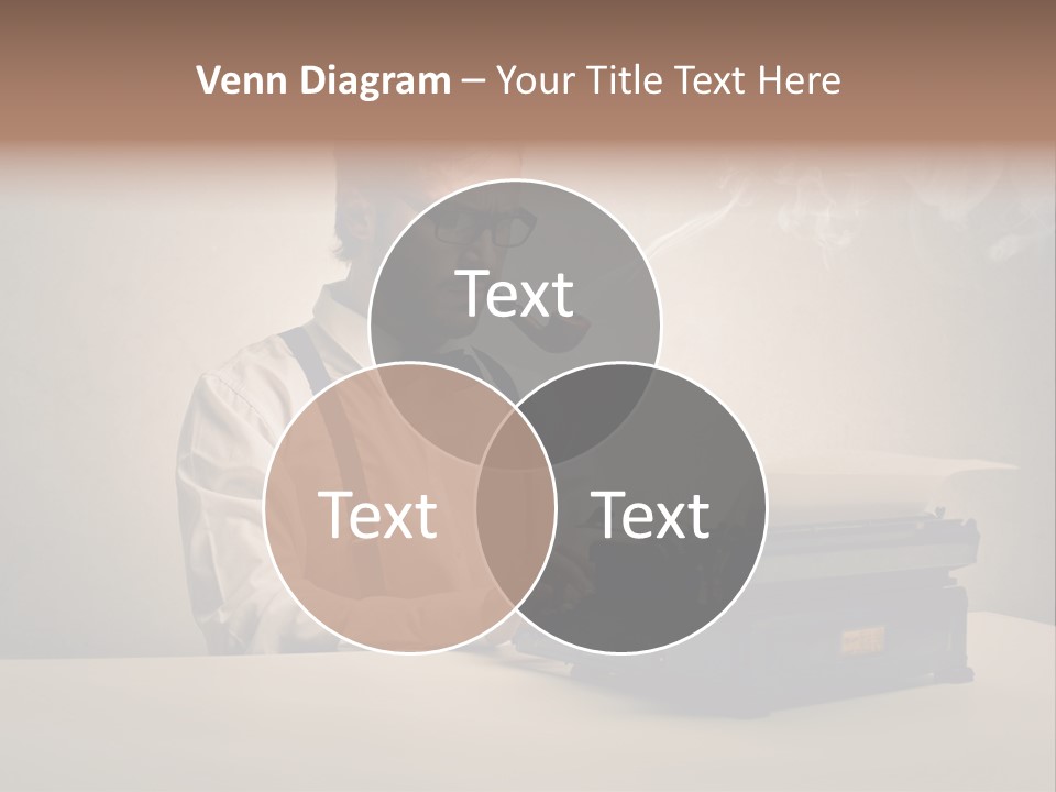 Business Fashion Beard PowerPoint Template