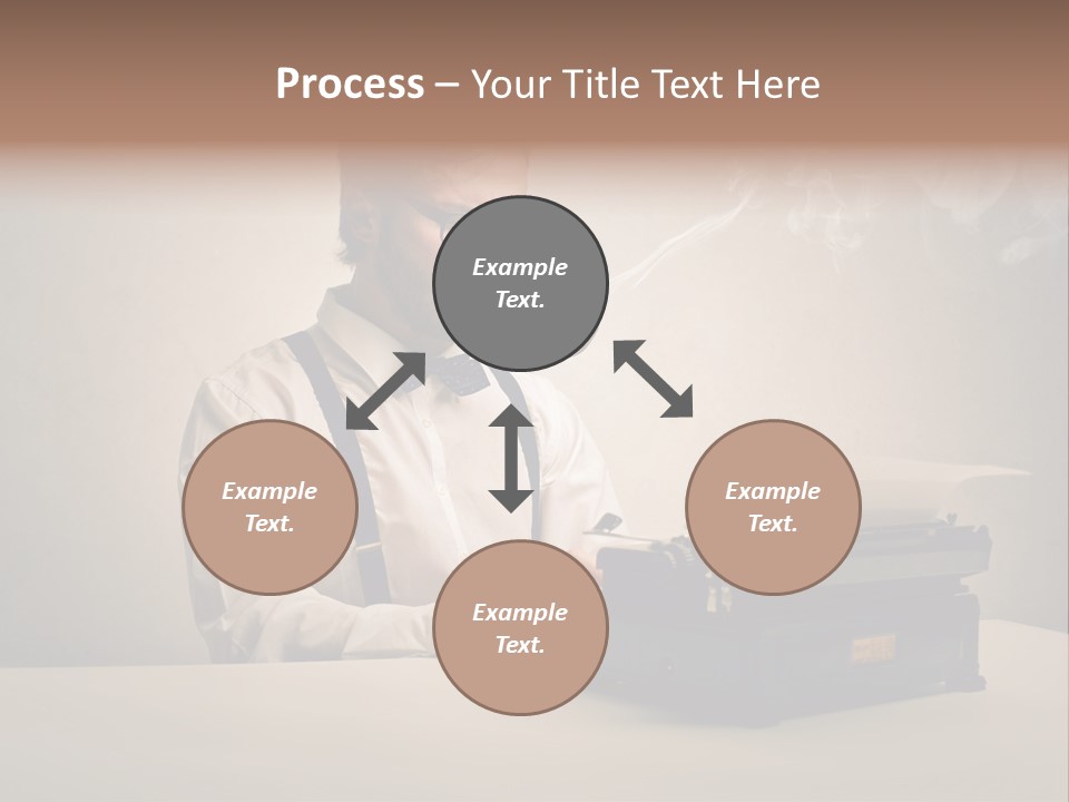 Business Fashion Beard PowerPoint Template