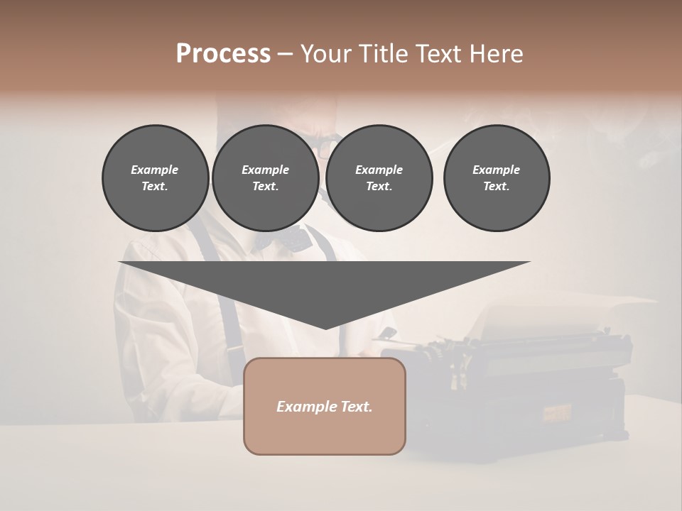 Business Fashion Beard PowerPoint Template