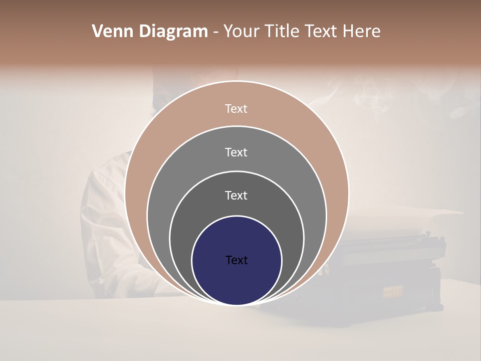 Business Fashion Beard PowerPoint Template