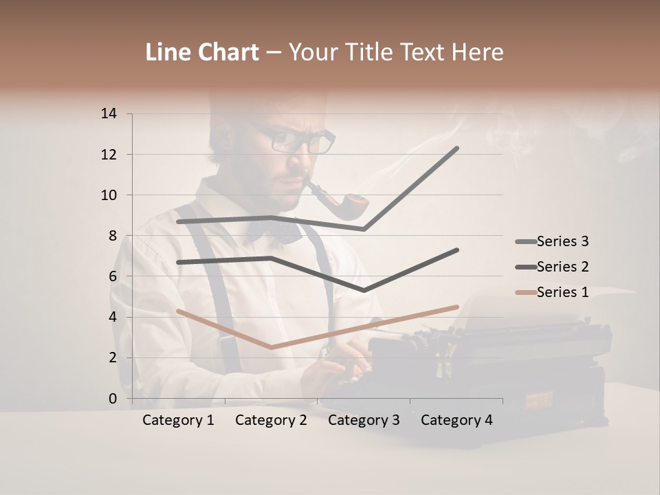 Business Fashion Beard PowerPoint Template