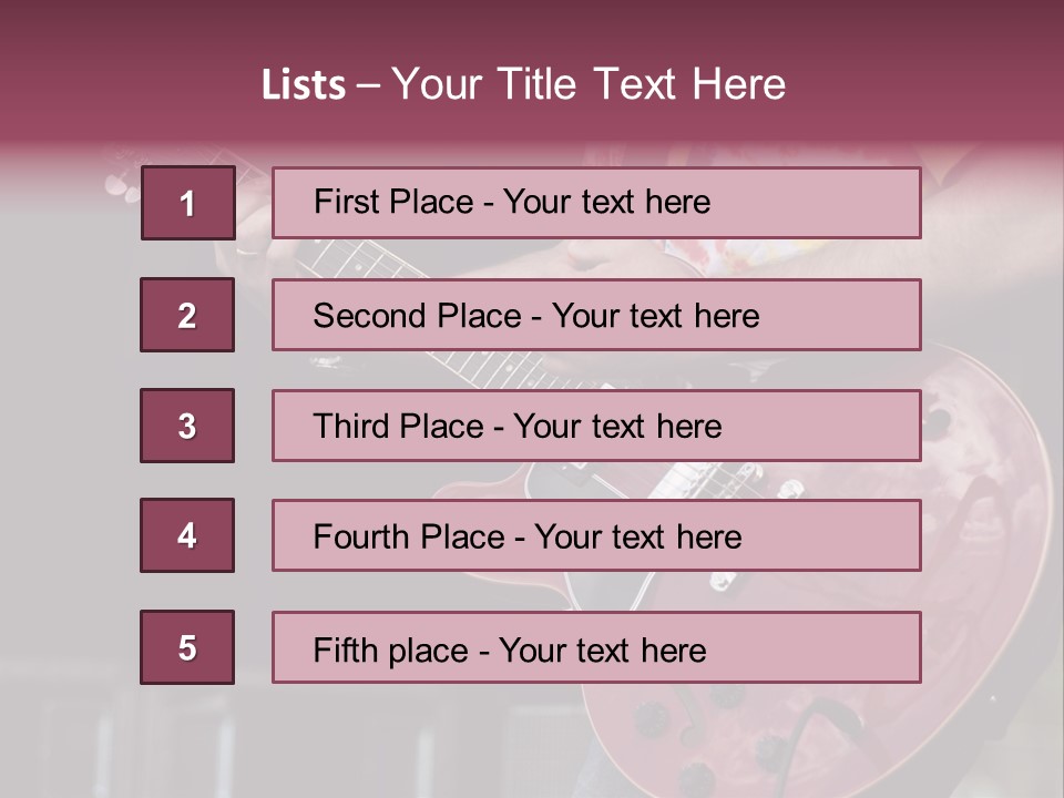 Fingers Standing Electric PowerPoint Template