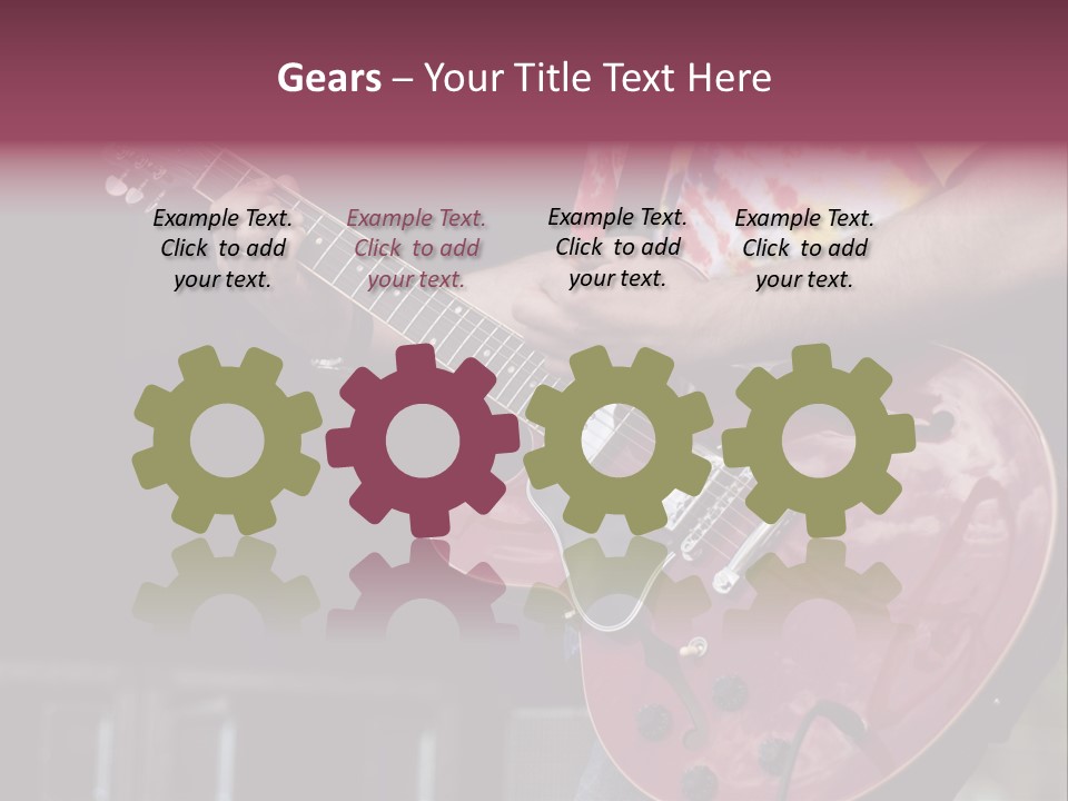 Fingers Standing Electric PowerPoint Template