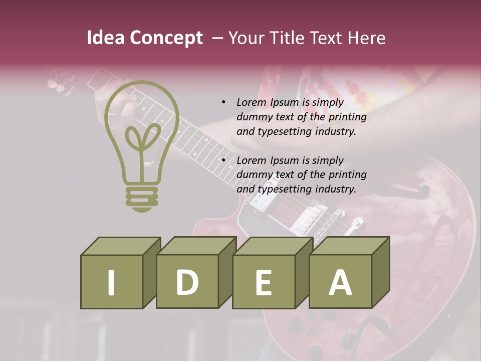 Fingers Standing Electric PowerPoint Template