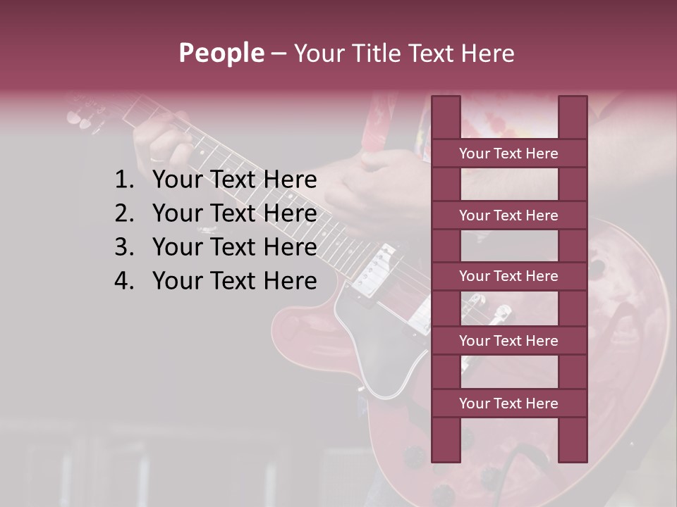 Fingers Standing Electric PowerPoint Template