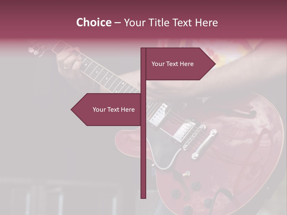 Fingers Standing Electric PowerPoint Template