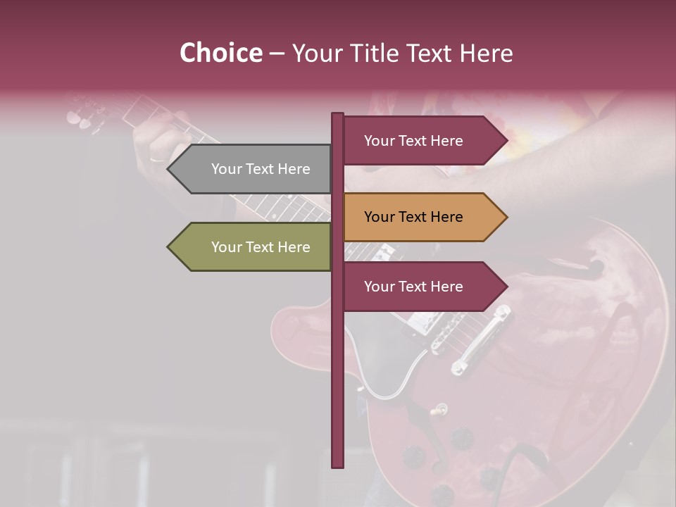 Fingers Standing Electric PowerPoint Template