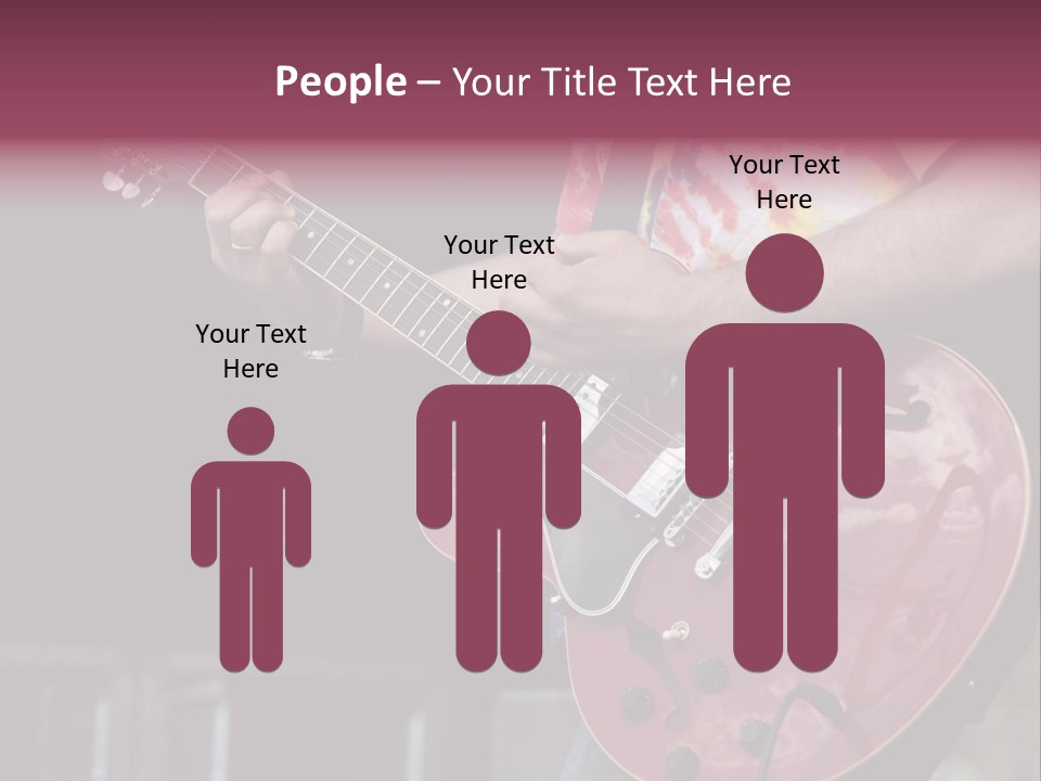 Fingers Standing Electric PowerPoint Template