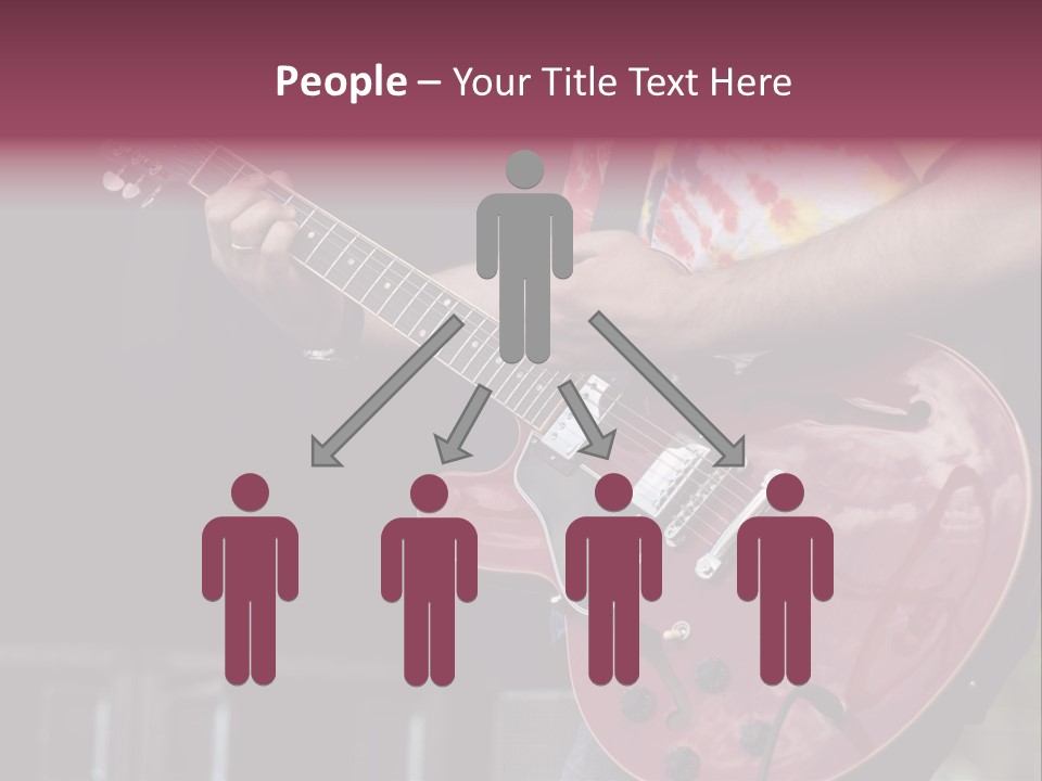 Fingers Standing Electric PowerPoint Template