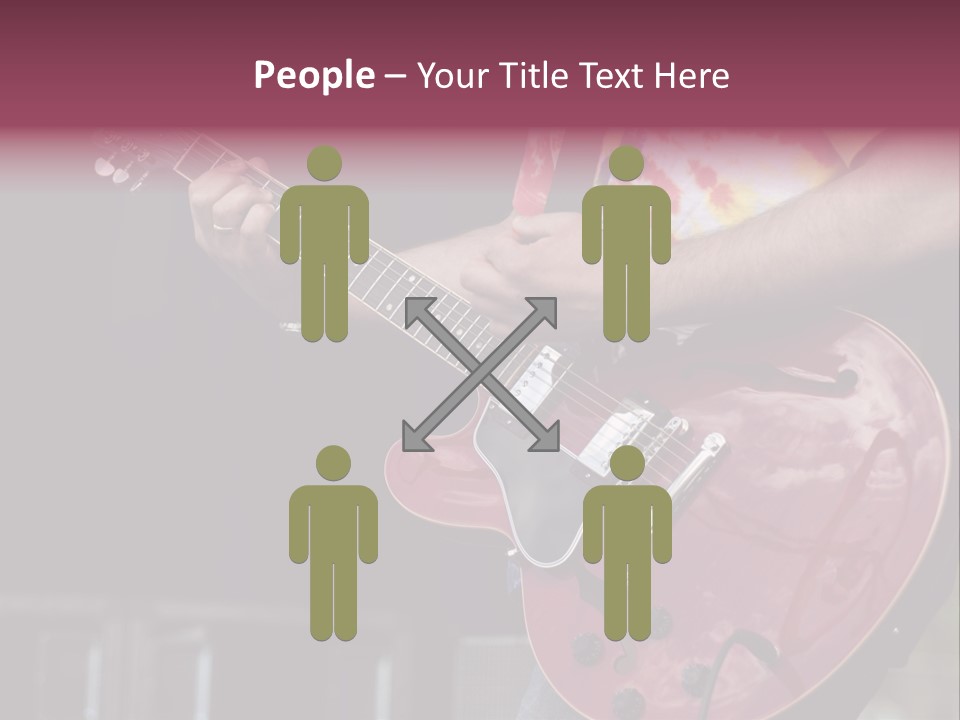 Fingers Standing Electric PowerPoint Template