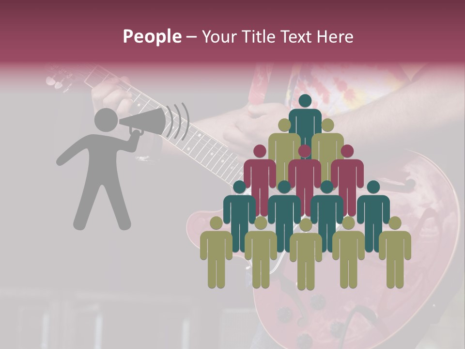 Fingers Standing Electric PowerPoint Template