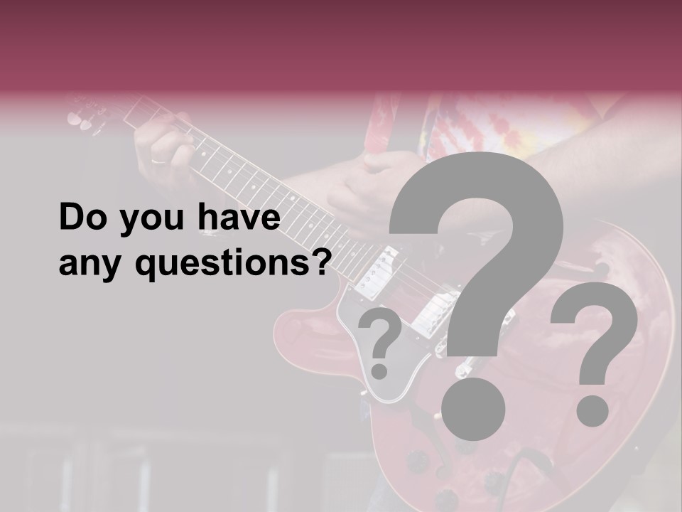 Fingers Standing Electric PowerPoint Template