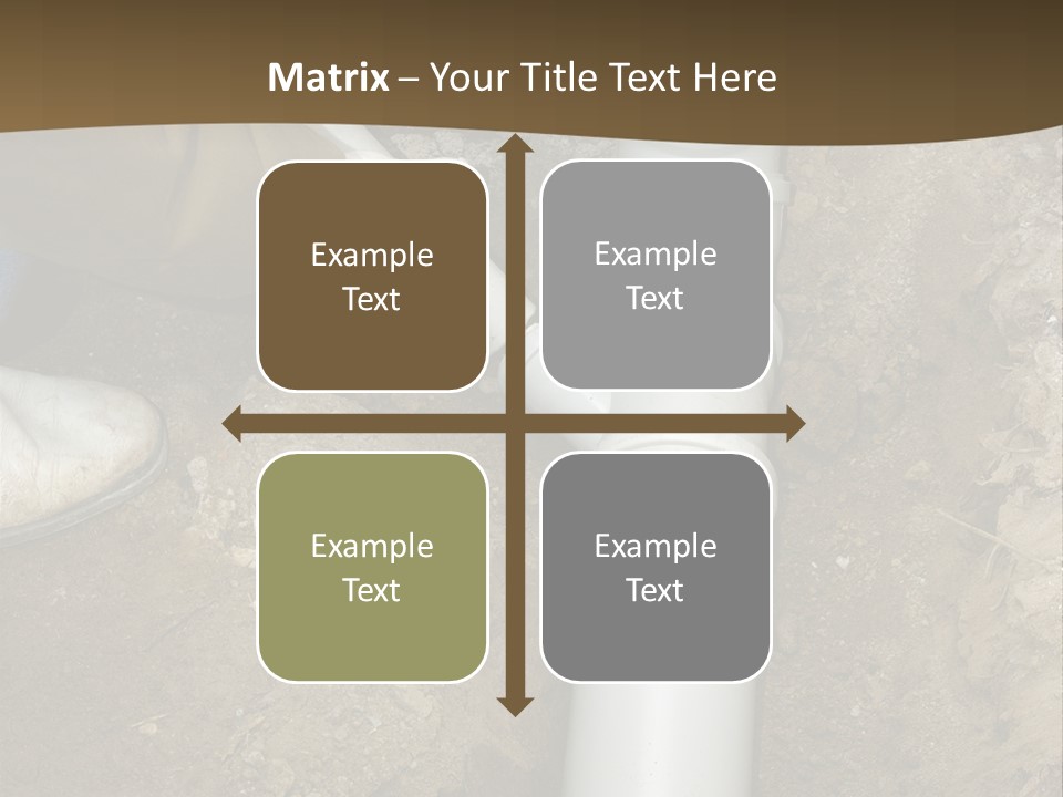 Material Pipework Sewage PowerPoint Template