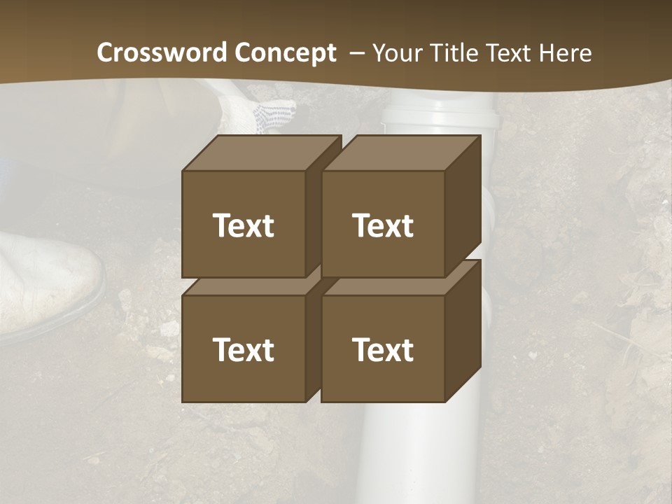 Material Pipework Sewage PowerPoint Template