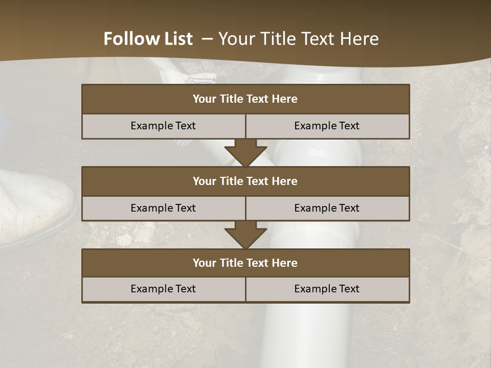 Material Pipework Sewage PowerPoint Template