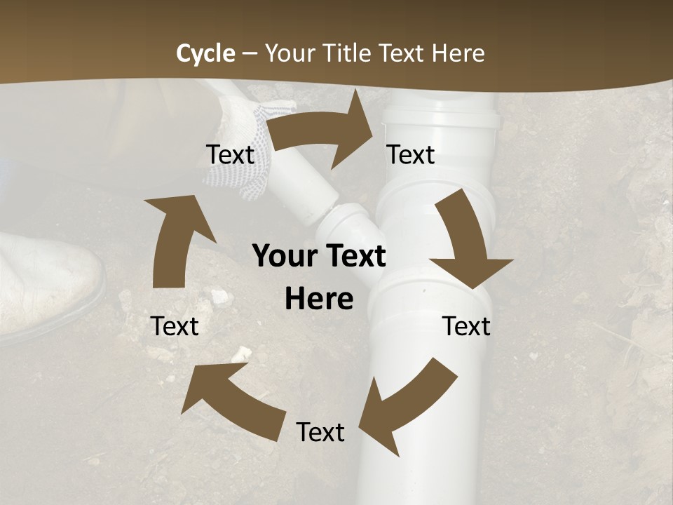 Material Pipework Sewage PowerPoint Template