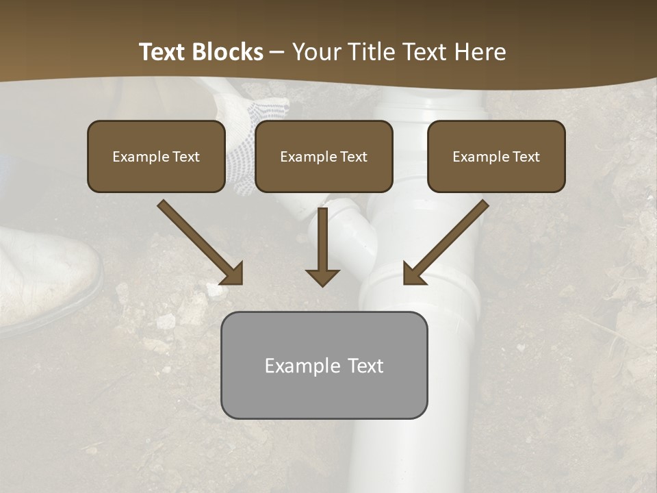 Material Pipework Sewage PowerPoint Template