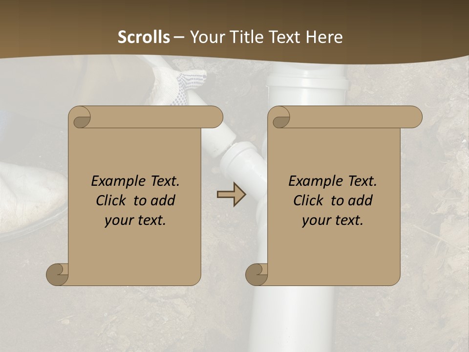 Material Pipework Sewage PowerPoint Template
