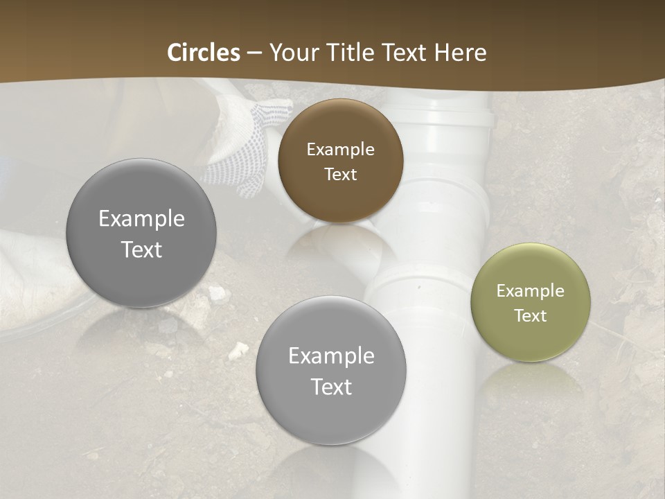 Material Pipework Sewage PowerPoint Template