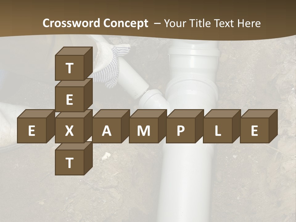Material Pipework Sewage PowerPoint Template