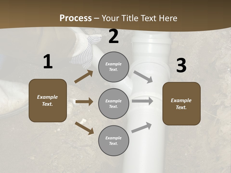 Material Pipework Sewage PowerPoint Template
