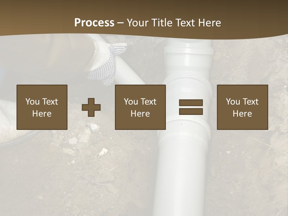 Material Pipework Sewage PowerPoint Template