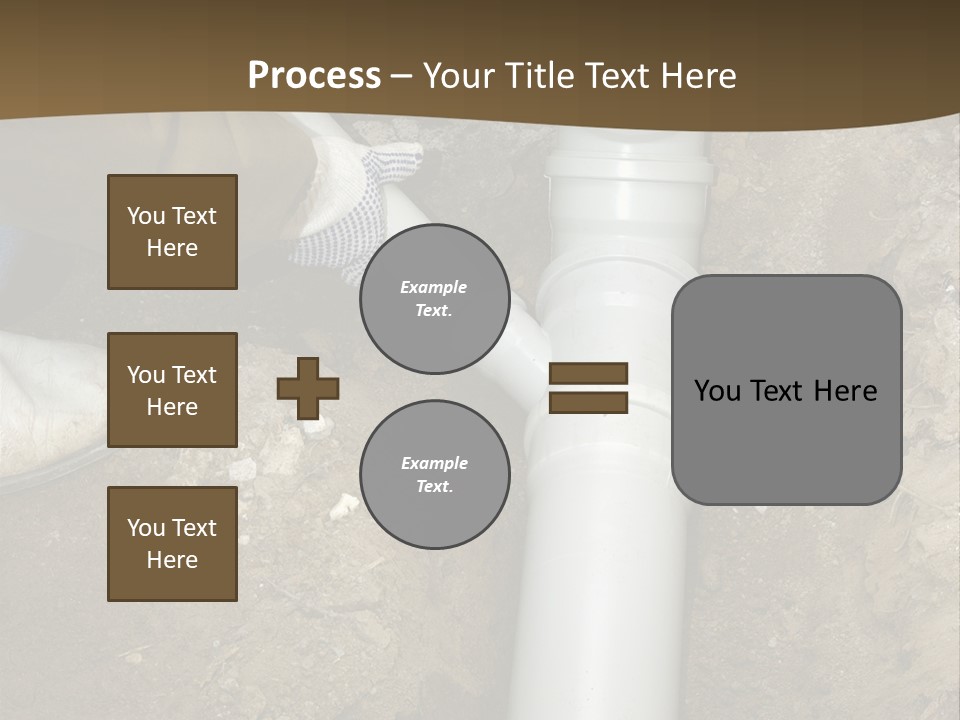 Material Pipework Sewage PowerPoint Template