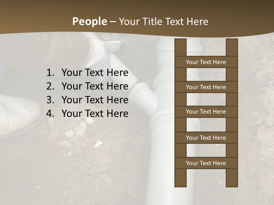 Material Pipework Sewage PowerPoint Template