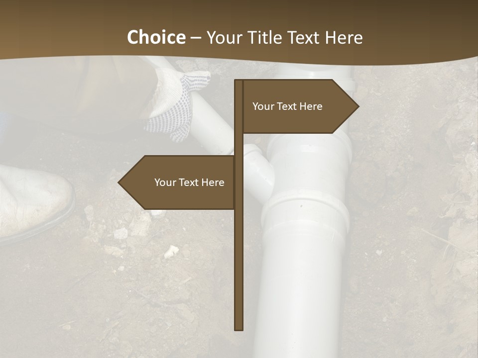 Material Pipework Sewage PowerPoint Template