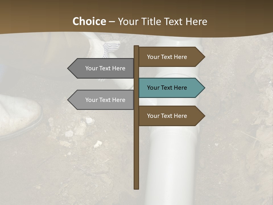 Material Pipework Sewage PowerPoint Template