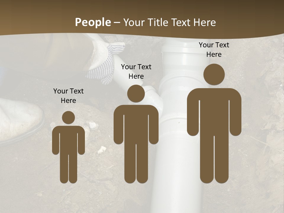 Material Pipework Sewage PowerPoint Template