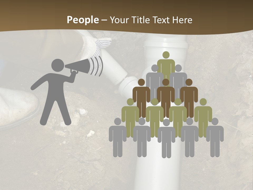 Material Pipework Sewage PowerPoint Template