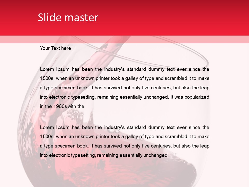 Alcohol Celebrate Splash PowerPoint Template