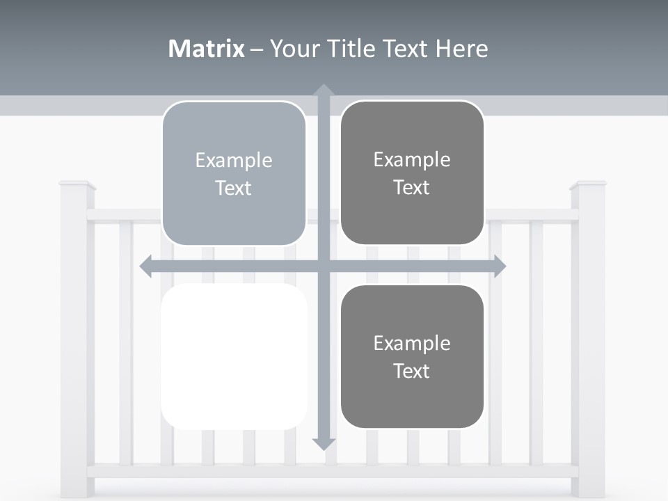 Design Railing Isolate PowerPoint Template