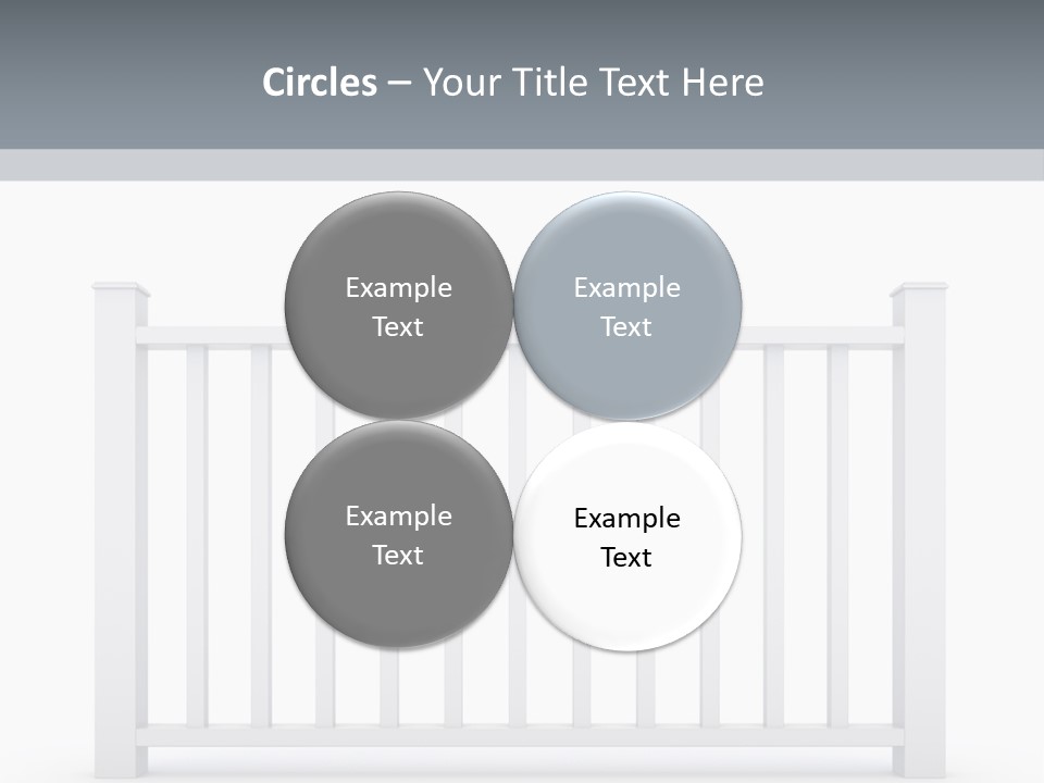 Design Railing Isolate PowerPoint Template