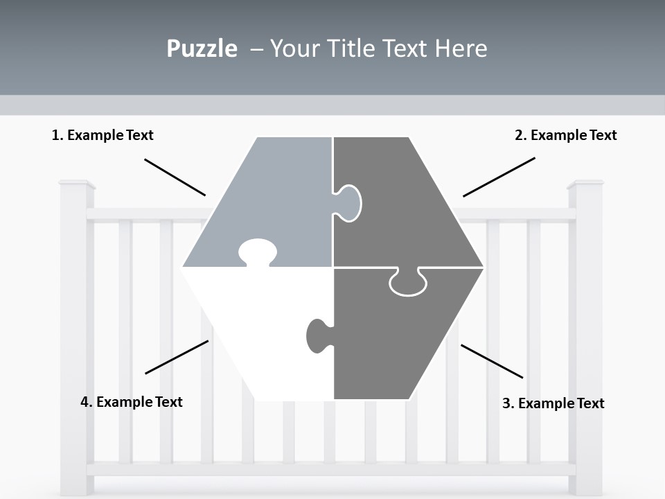 Design Railing Isolate PowerPoint Template