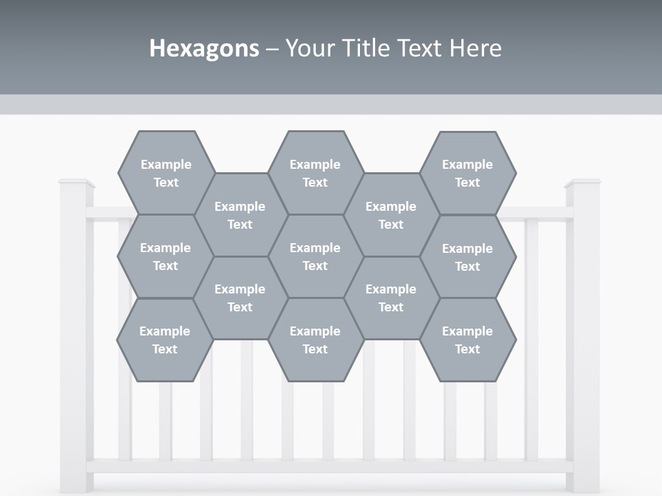 Design Railing Isolate PowerPoint Template