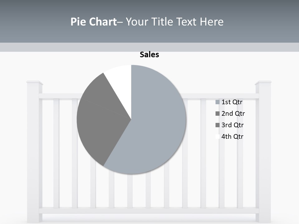 Design Railing Isolate PowerPoint Template