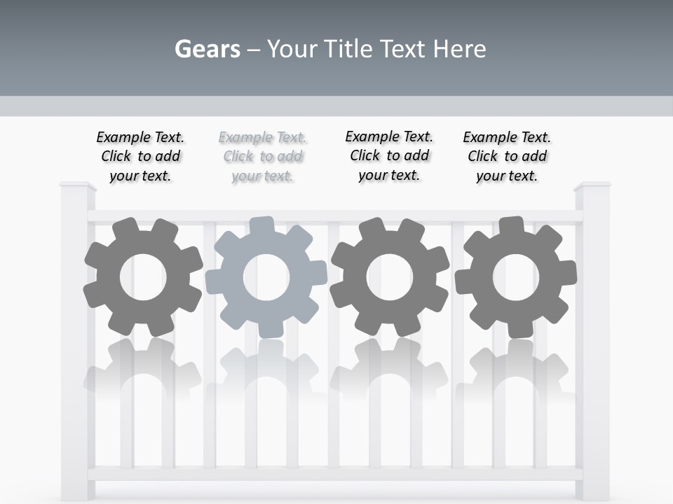 Design Railing Isolate PowerPoint Template